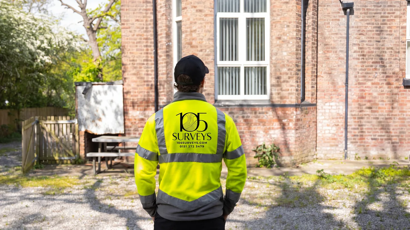 105 Surveys surveyor on site North West