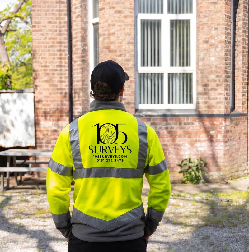 105 Surveys team on site conducting utility survey in the North West