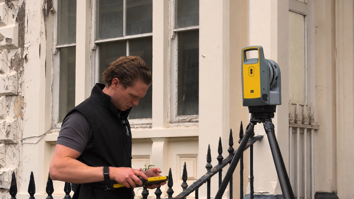 3D Laser Scanning survey on site